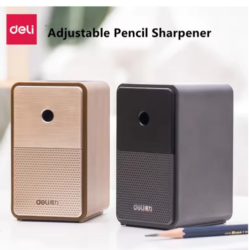 Deli hand crank manual - hand, pencil